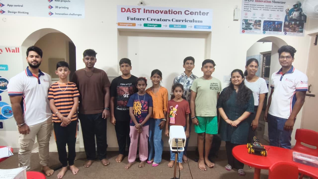 Free Robotics Workshop Conducted at Nisarga Layout