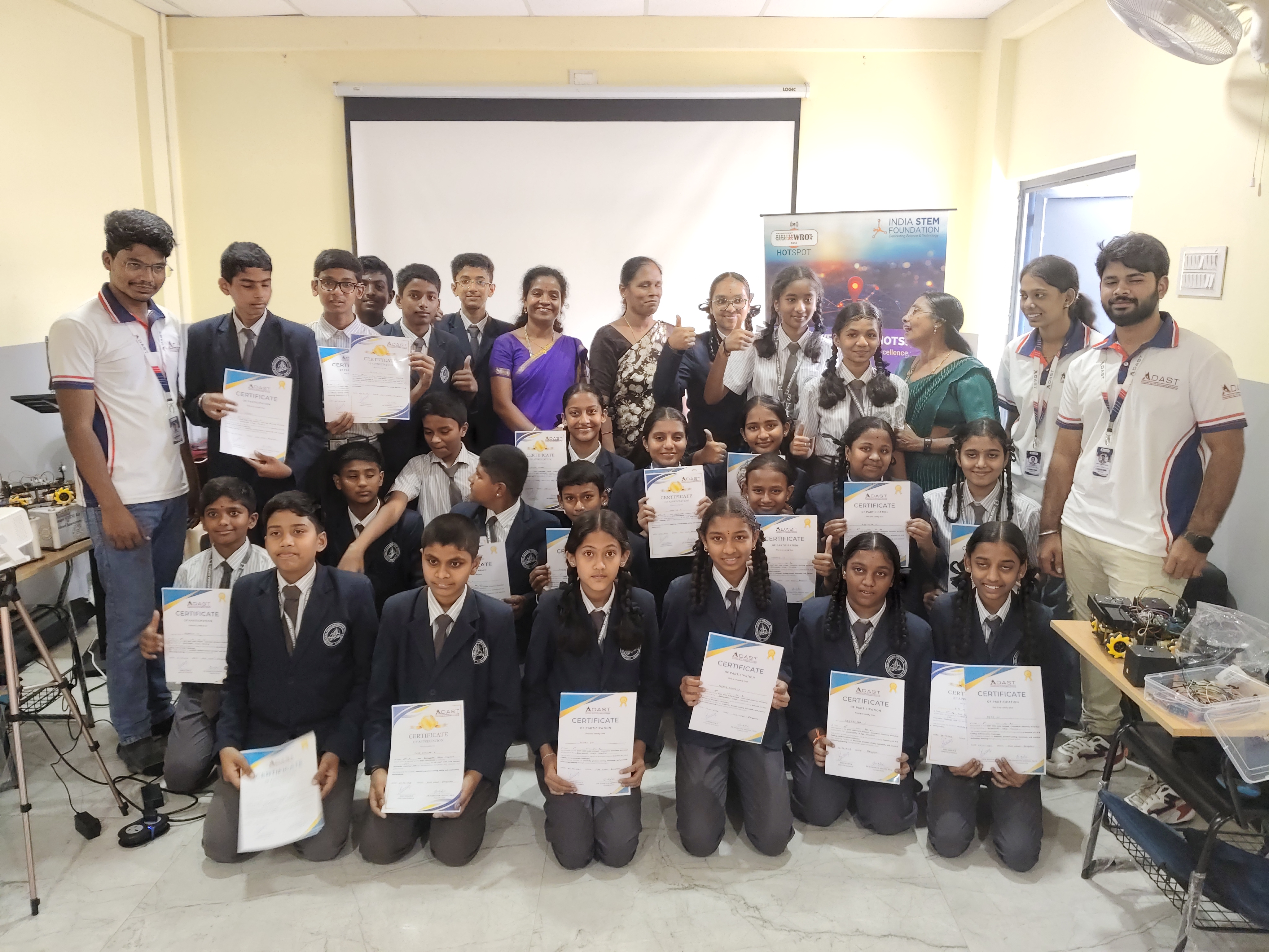 FREE Robotics & Innovation Workshop Conducted for Saraswati Vidya Mandir School, Anekal